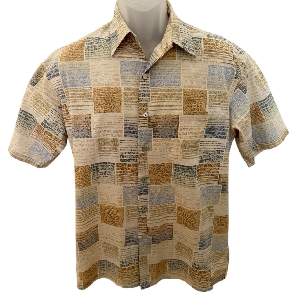 TORI RICHARD Aloha Hawaiian Collared Shirt Men S Small